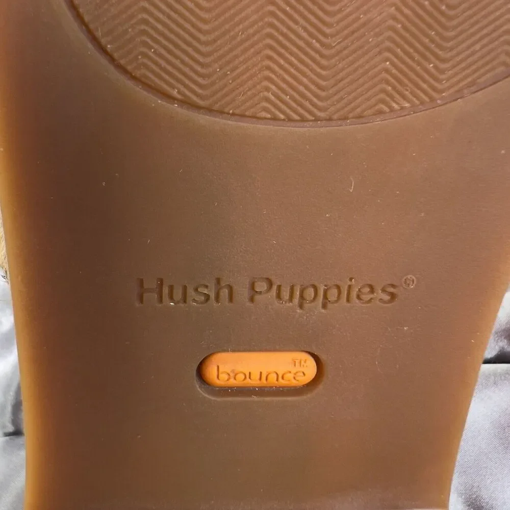 Hush Puppies Lexi Slide Women’s 8 Cheetah Print‎ Calf Hair Sandals Summer Shoes